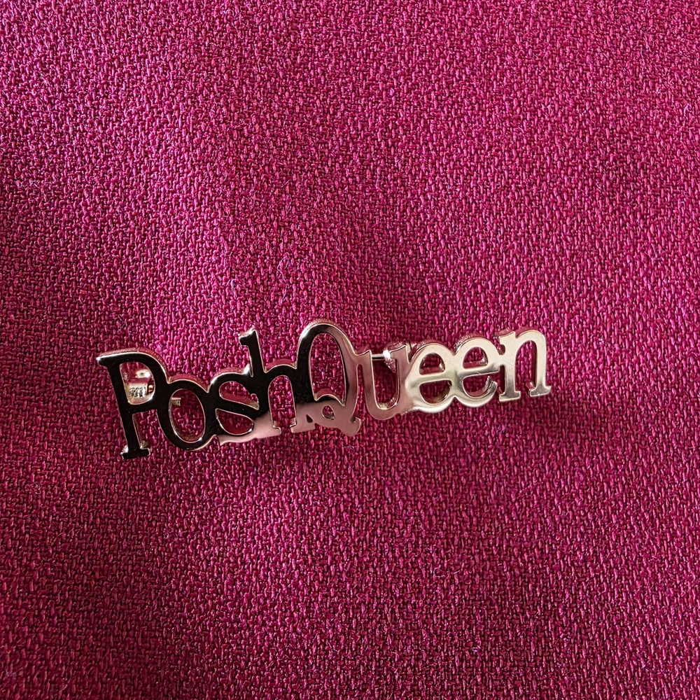 Source Unknown Gold Letter Brooch
